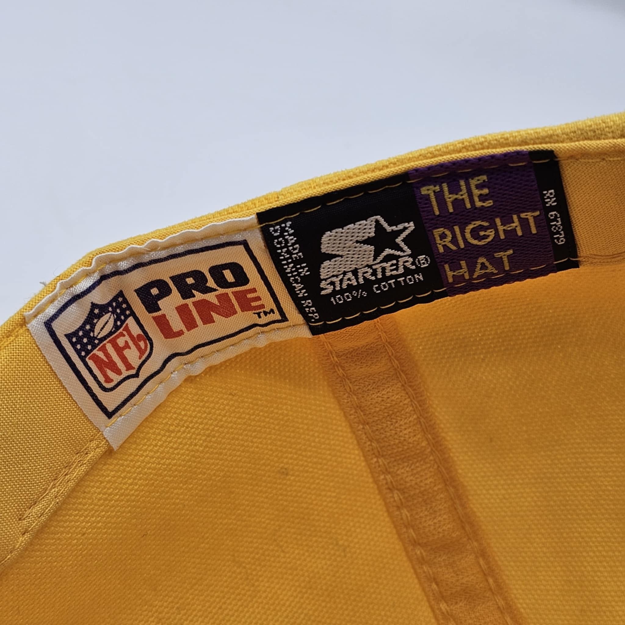NFL × Starter × Vintage Minnesota Vikings Vintage 90s Pro Line Strap Back Hat Size ONE SIZE - 6 Thumbnail