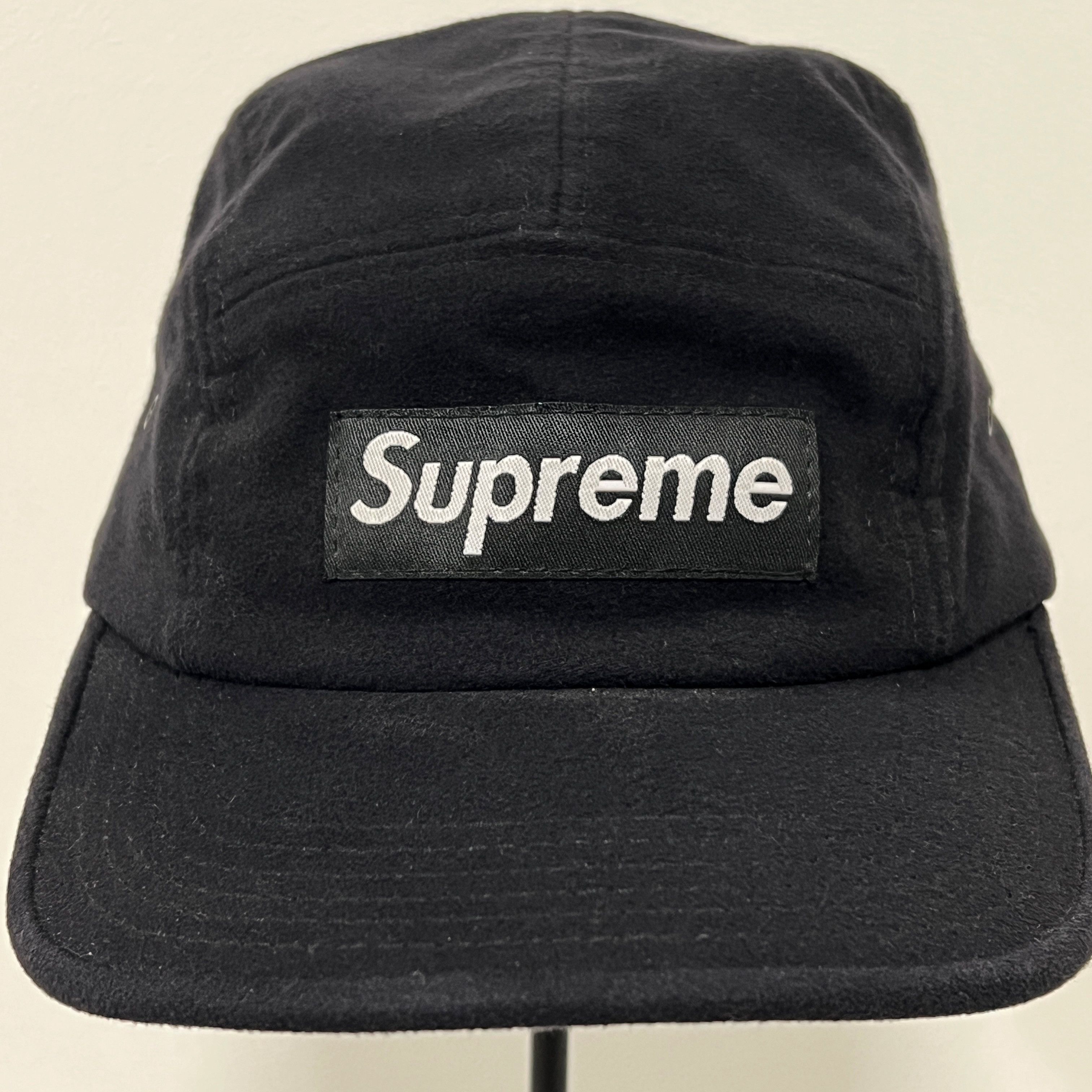 Supreme Supreme 2006 Moleskin Camp Cap Black Size ONE SIZE - 7 Thumbnail