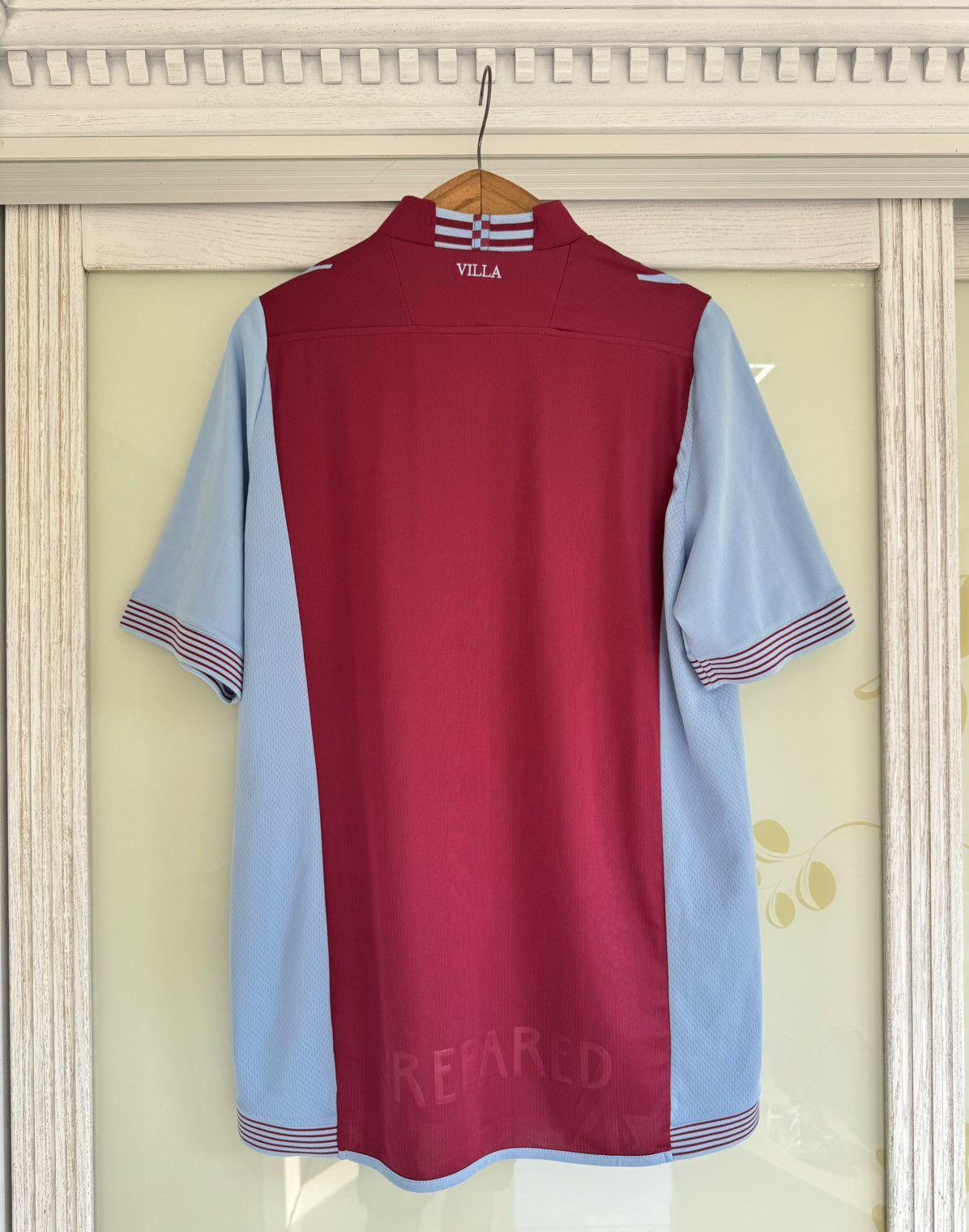 Macron Aston Villa 2013-2014 Home Soccer Jersey Football Kit Shirt Size US XL / EU 56 / 4 - 2 Thumbnail