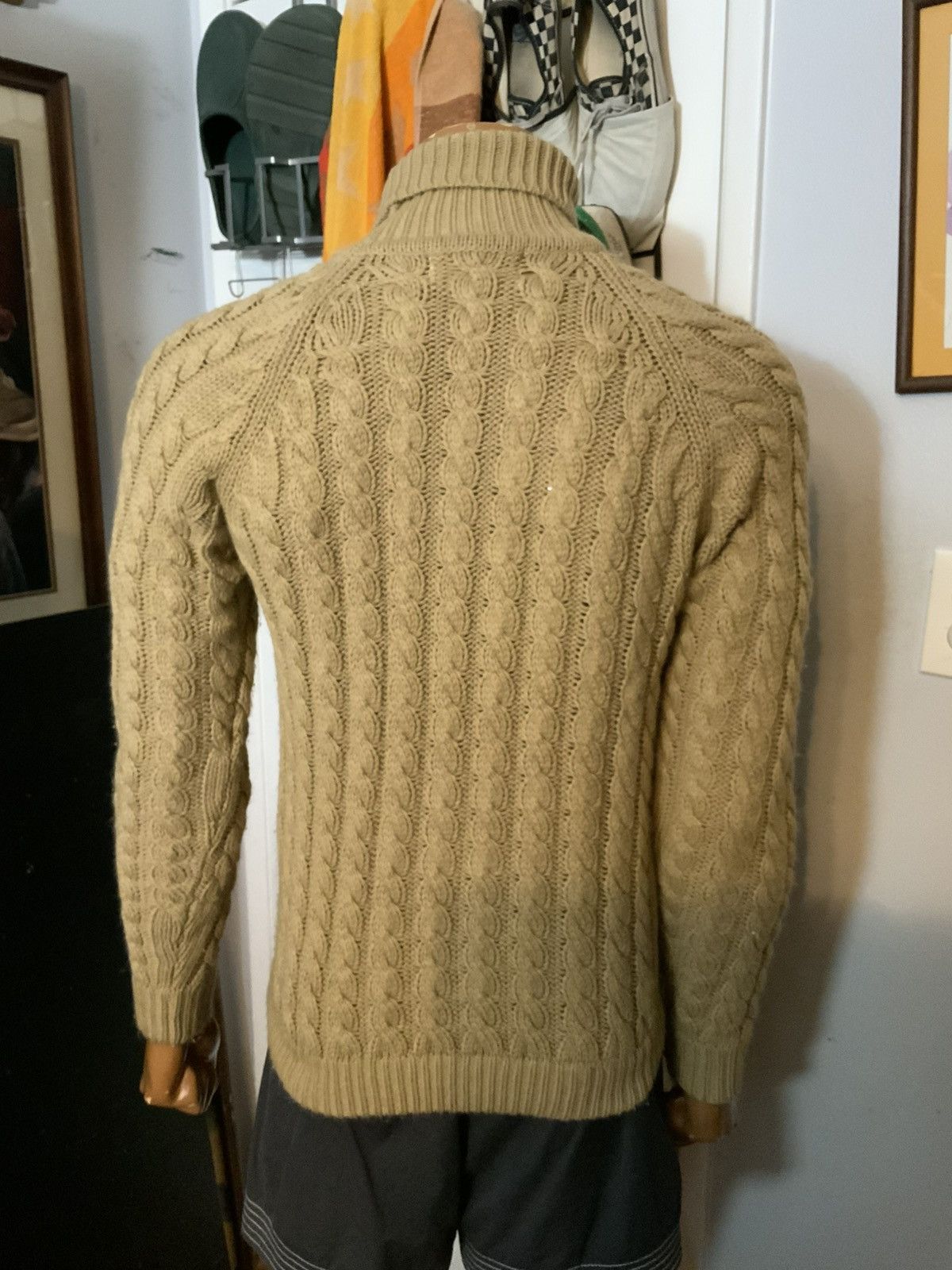 Vintage Vintage 70s 80s Herman Phillips Cableknit Turtleneck Sweater Size US M / EU 48-50 / 2 - 8 Thumbnail