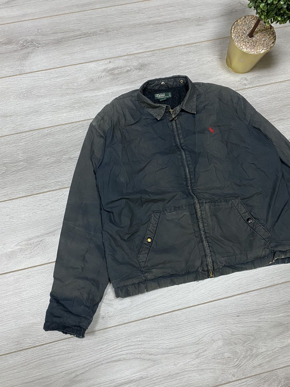 Polo Ralph Lauren POLO faded Ralph Lauren distressed zip jacket Size US S / EU 44-46 / 1 - 4 Thumbnail