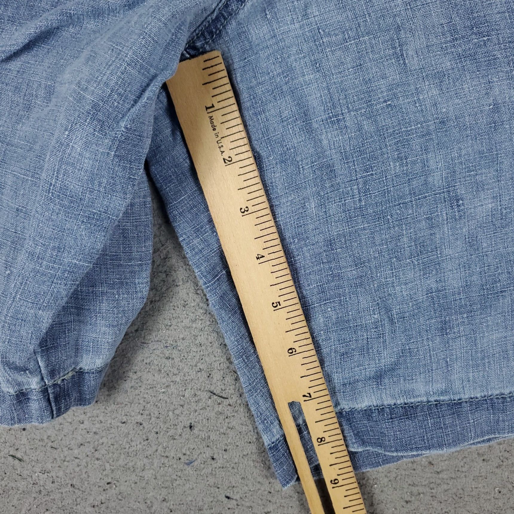 Tommy Bahama VINTAGE Tommy Bahama Cargo Shorts Mens 34 Blue Linen Outdoor Hiking Camping Casual Summer Size US 34 / EU 50 - 5 Thumbnail