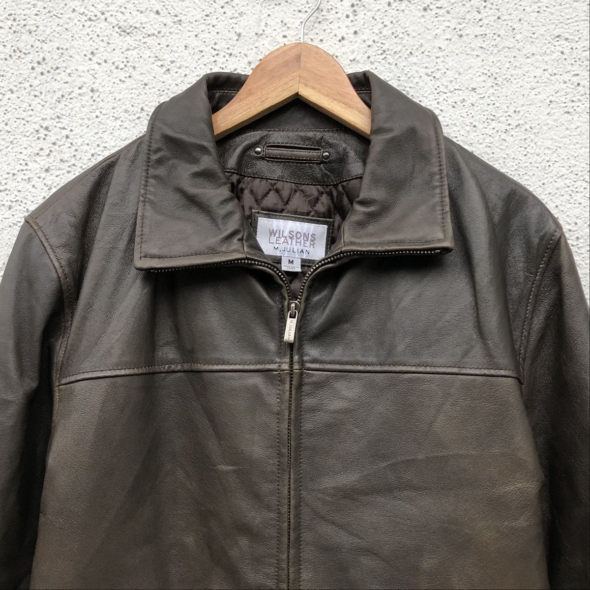 Wilsons Leather Vintage Wilsons Leather M.Julian Leather Zipper Jacket Size US M / EU 48-50 / 2 - 13 Thumbnail