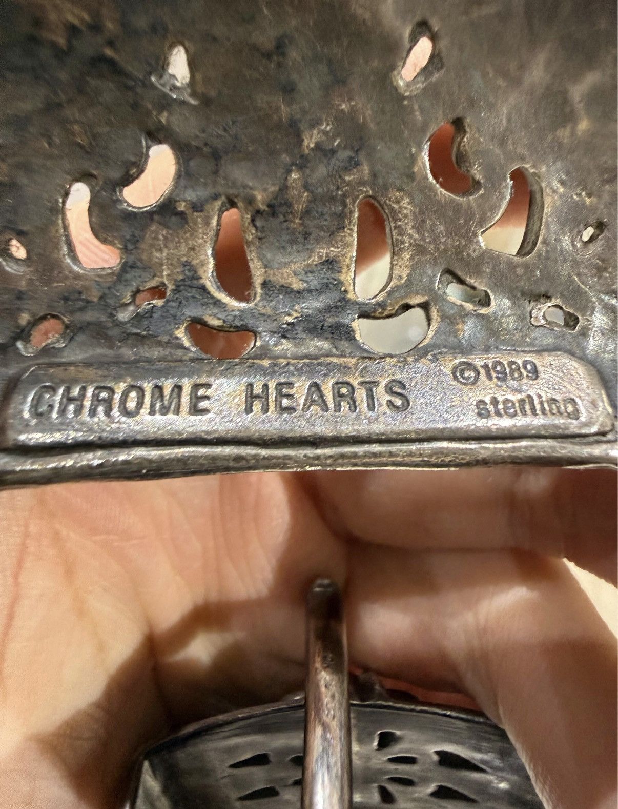 Chrome Hearts 32inch Chrome Hearts 3PC Cross Leather belt Size ONE SIZE - 8 Thumbnail