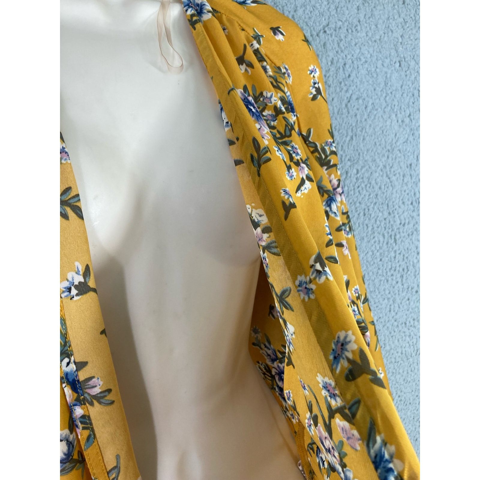 Other Yellow Floral Cardigan Women's M Available by Angela Fashion Size M / US 6-8 / IT 42-44 - 8 Thumbnail