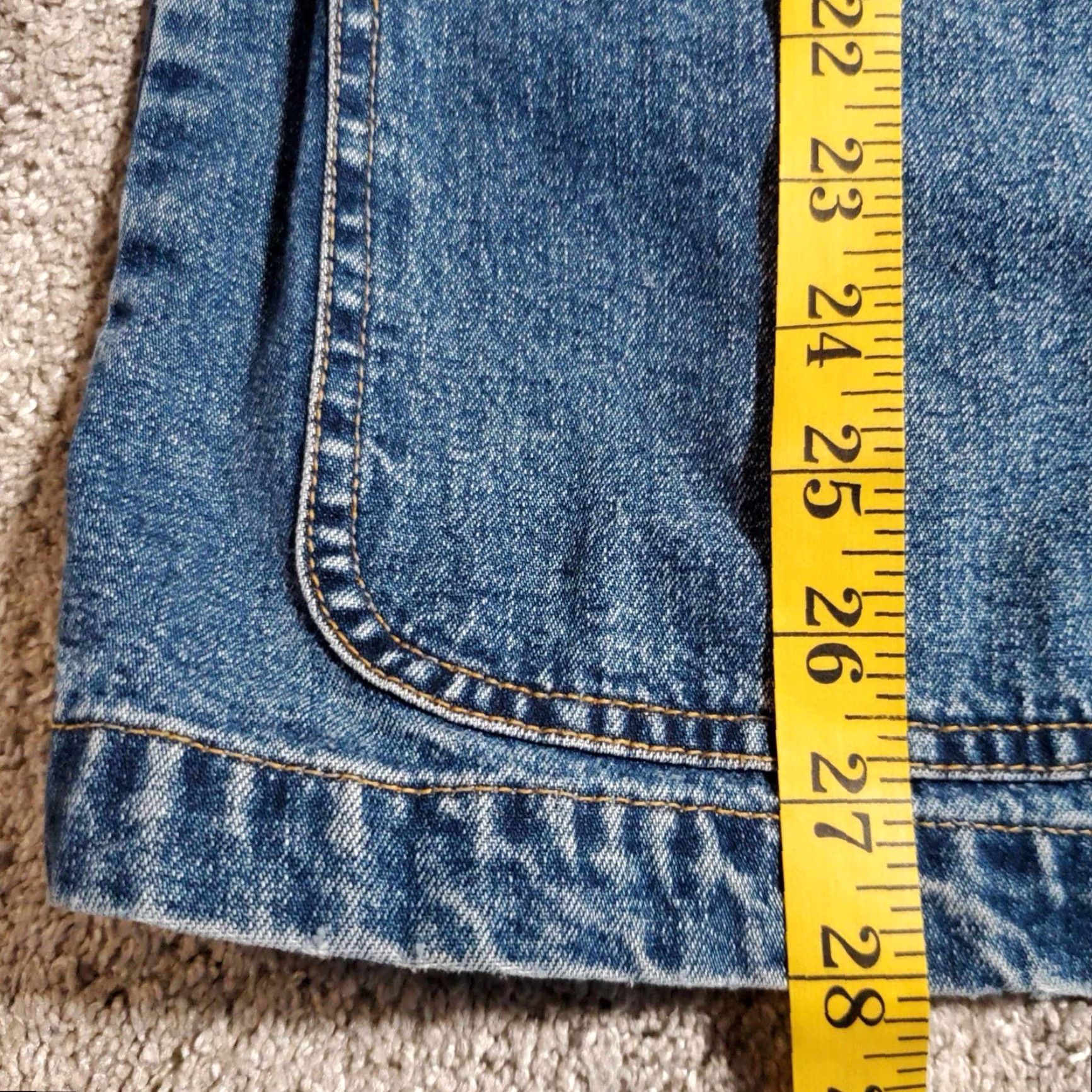 ESPIRIT VINTAGE Espirit Jacket Unisex Adults S Blue Denim Coat Workwear 90s Classic Size 28" / US 6 / IT 42 - 6 Thumbnail