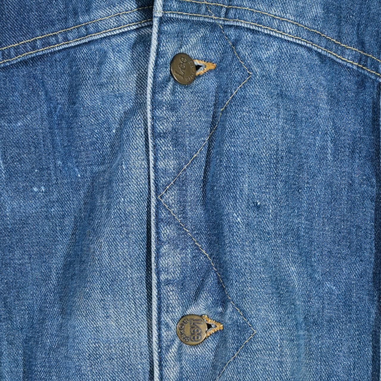 Lee Vintage 70s Lee Storm Rider Sherpa Lined Denim Chore Coat Fa Size US L / EU 52-54 / 3 - 4 Thumbnail