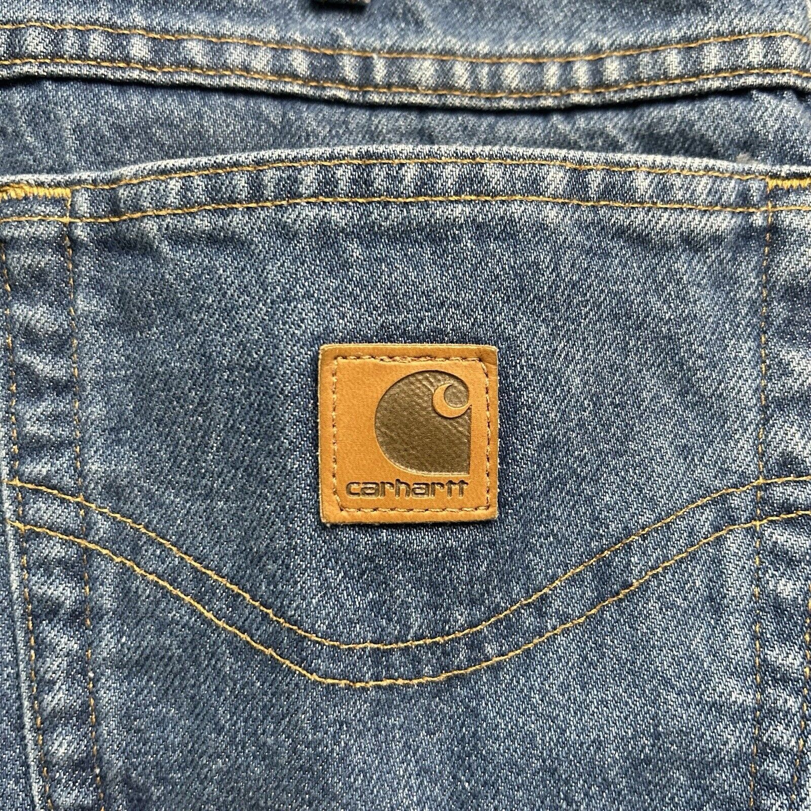 Carhartt Carhartt B160 DST Jeans 36x30 Relaxed Fit Straight Leg Denim Size US 36 / EU 52 - 13 Thumbnail