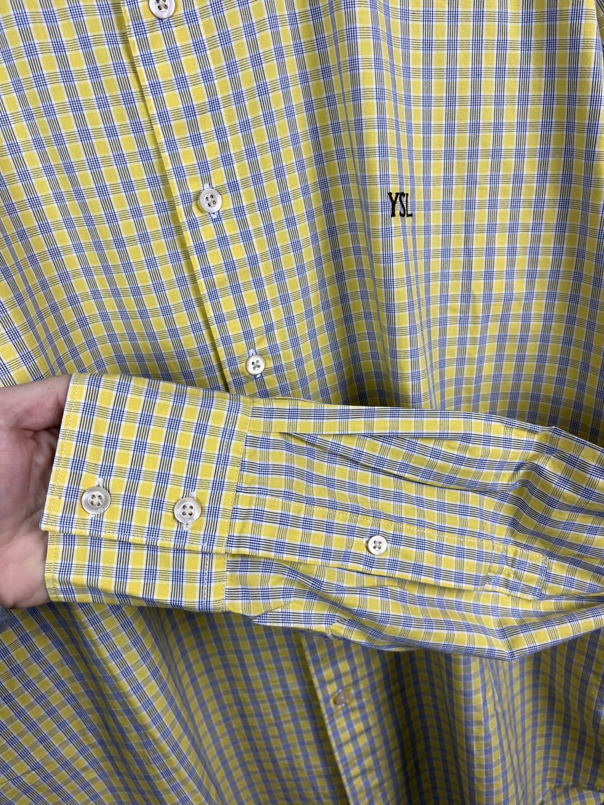 Yves Saint Laurent Vintage 90s Yves Saint Laurent YSL Shirt Rare Retro Y2K Hype Size US XL / EU 56 / 4 - 5 Thumbnail
