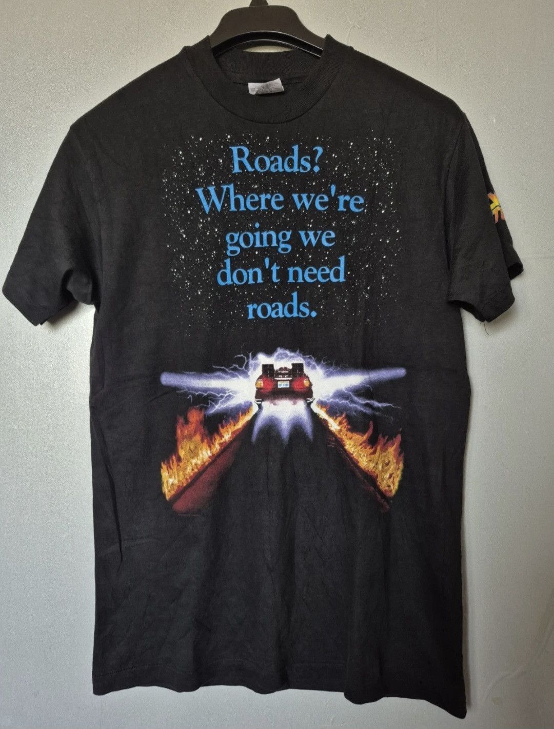 Hanes Vintage back To The Future Roads Movie Promo T Shirt Size M Size US M / EU 48-50 / 2 - 1 Thumbnail