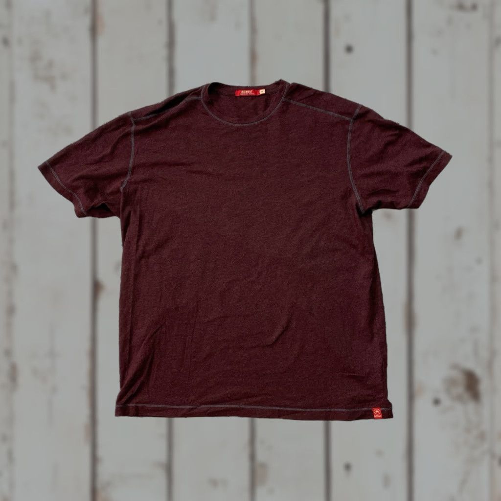 Vintage AGAVE Red T-Shirt L Mens California Shirt Crew Neck Cotton Regular Size L USA MADE Size US L / EU 52-54 / 3 - 1 Thumbnail