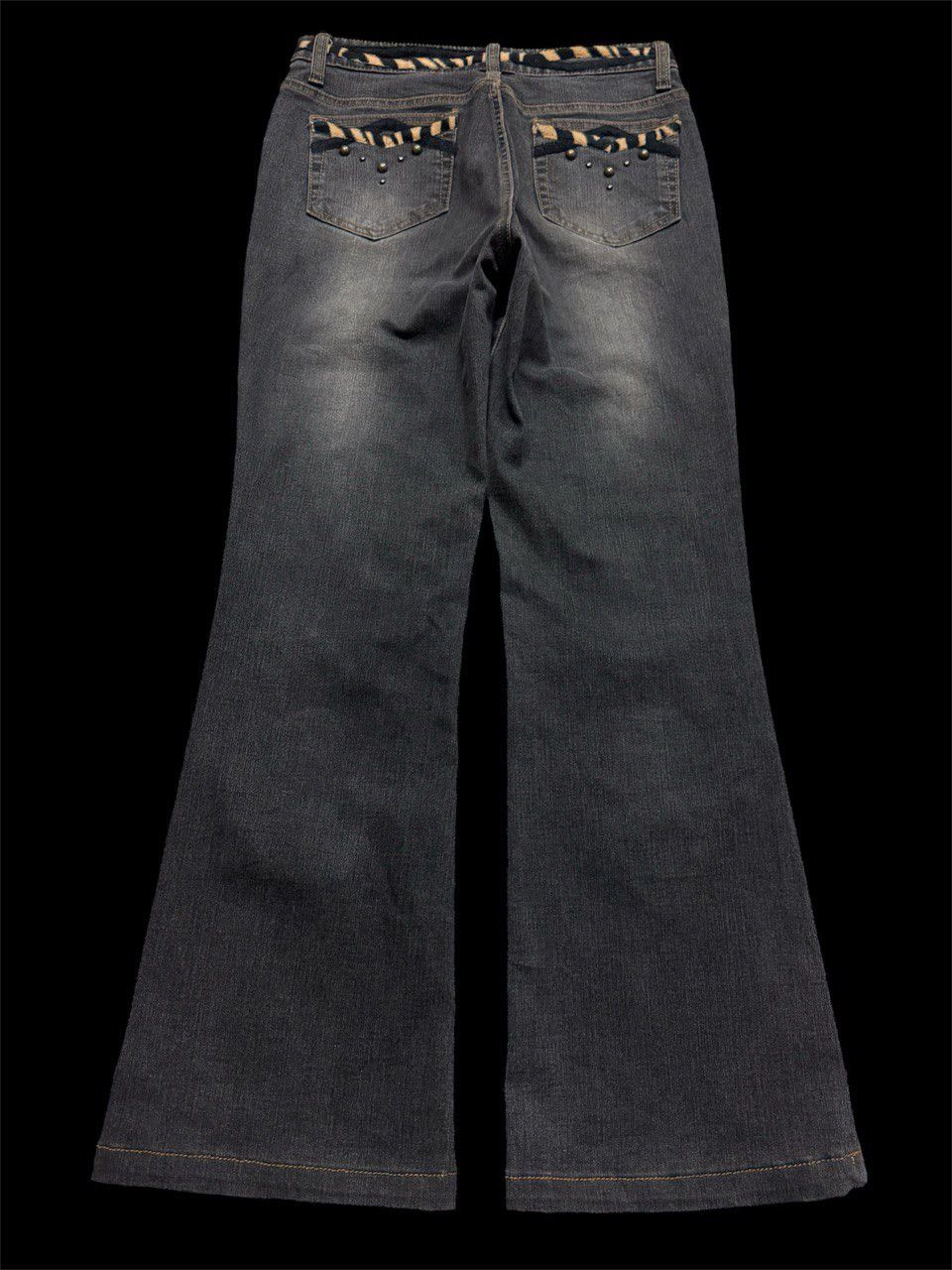 Japanese Brand FLARED 90s Japanese Mudwash Sick Bootcut Denim Jeans Size US 27 - 11 Thumbnail