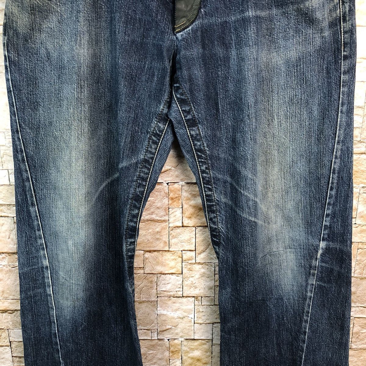 Emporio Armani Emporio Armani Blue ripped distressed Denim Pants #7582 Size US 40 / EU 56 - 5 Thumbnail