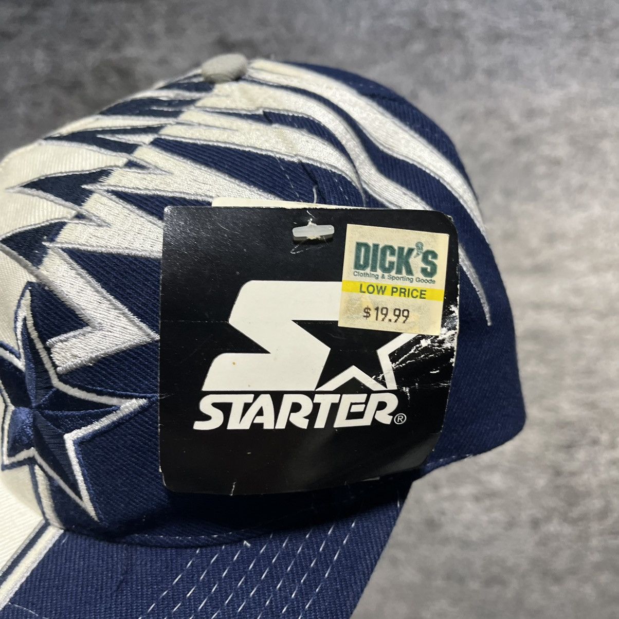 Starter Vintage 90s Dallas Cowboys Starter Shockwave Hat Cap NEW Size ONE SIZE - 3 Thumbnail