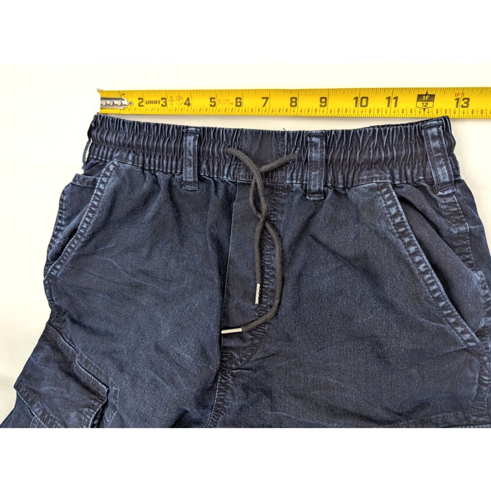 American Eagle Outfitters American Eagle Outfitters Indigo Denim Cargo Tapered Pants Women 2XS Stretch Inseam 26 Regular Rise High Blue Casual Slimming 90s Outdoor Size 24" / US 00 / IT 34 - 6 Thumbnail