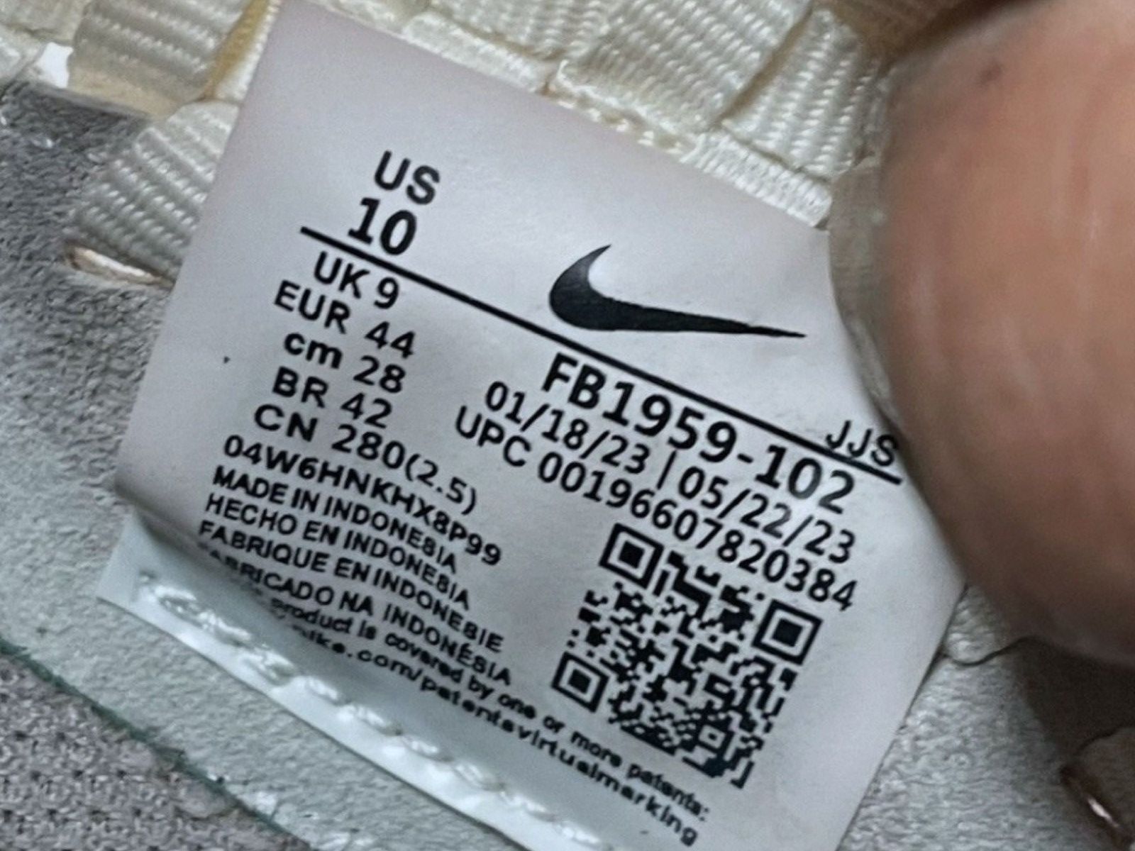Nike Air Footscape Woven ”Natural and Brown“ & "Whit Cow Print" Size US 10 / EU 43 - 17 Thumbnail