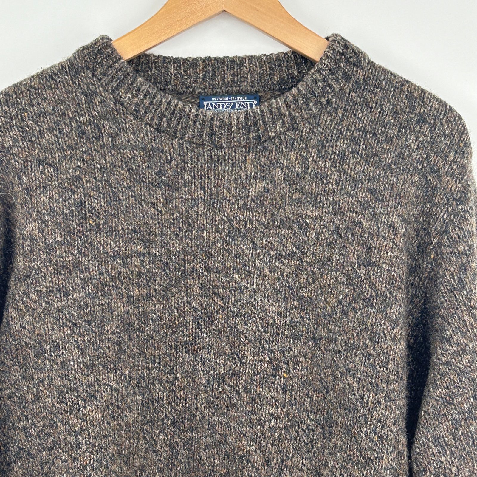 Lands' End Vintage 90s Lands End Wool Crewneck Made in USA Medium Size US M / EU 48-50 / 2 - 3 Thumbnail