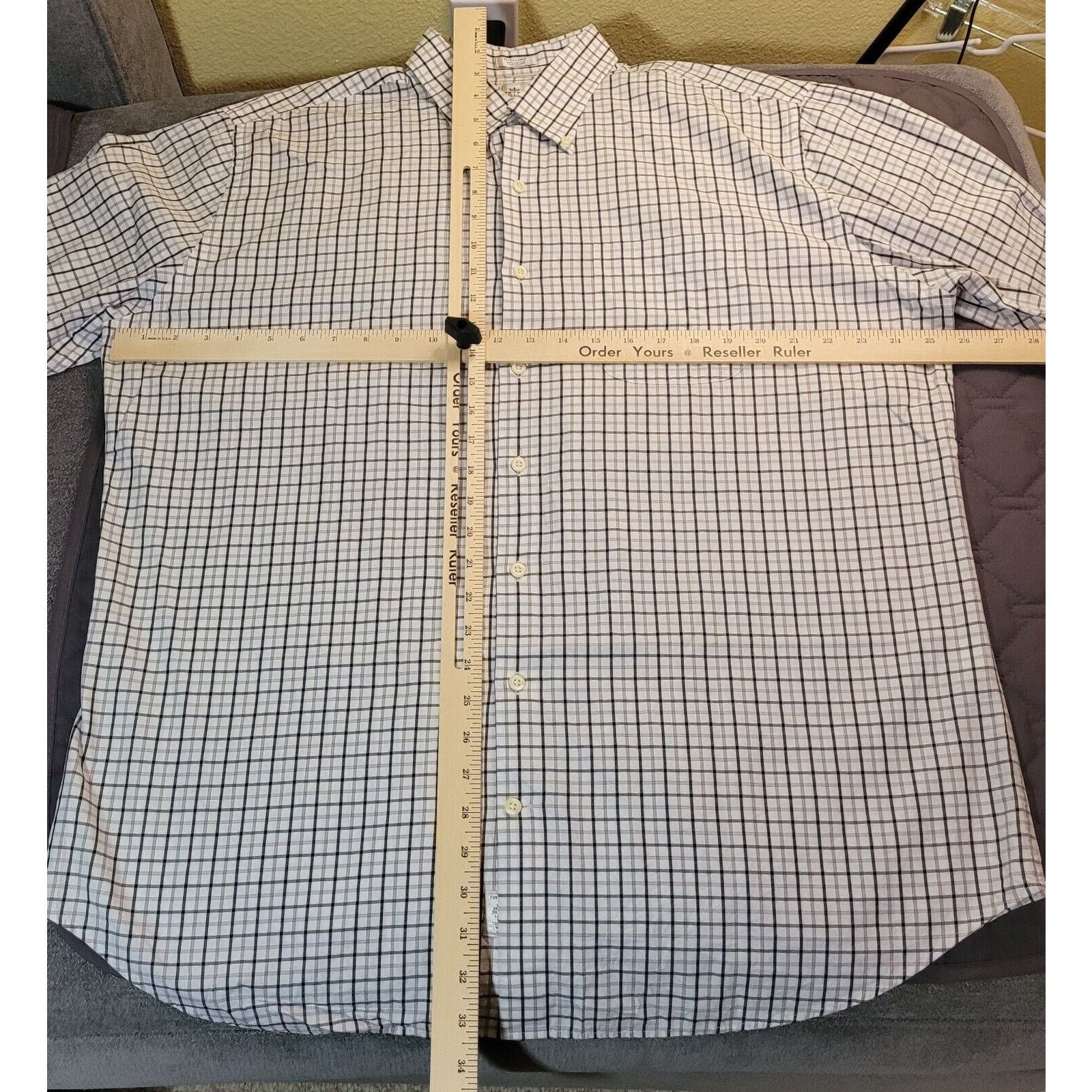 Peter Millar Peter Millar Button-Down Shirt XL Check Refined Polish Work Size US XL / EU 56 / 4 - 8 Thumbnail