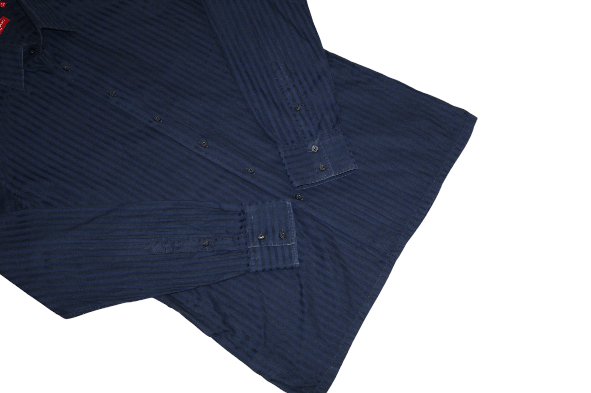 Christian Lacroix × Christian Lacroix Homme Christian Lacroix Homme Essential Striped Cotton Dress Shirt Size 44R - 10 Thumbnail