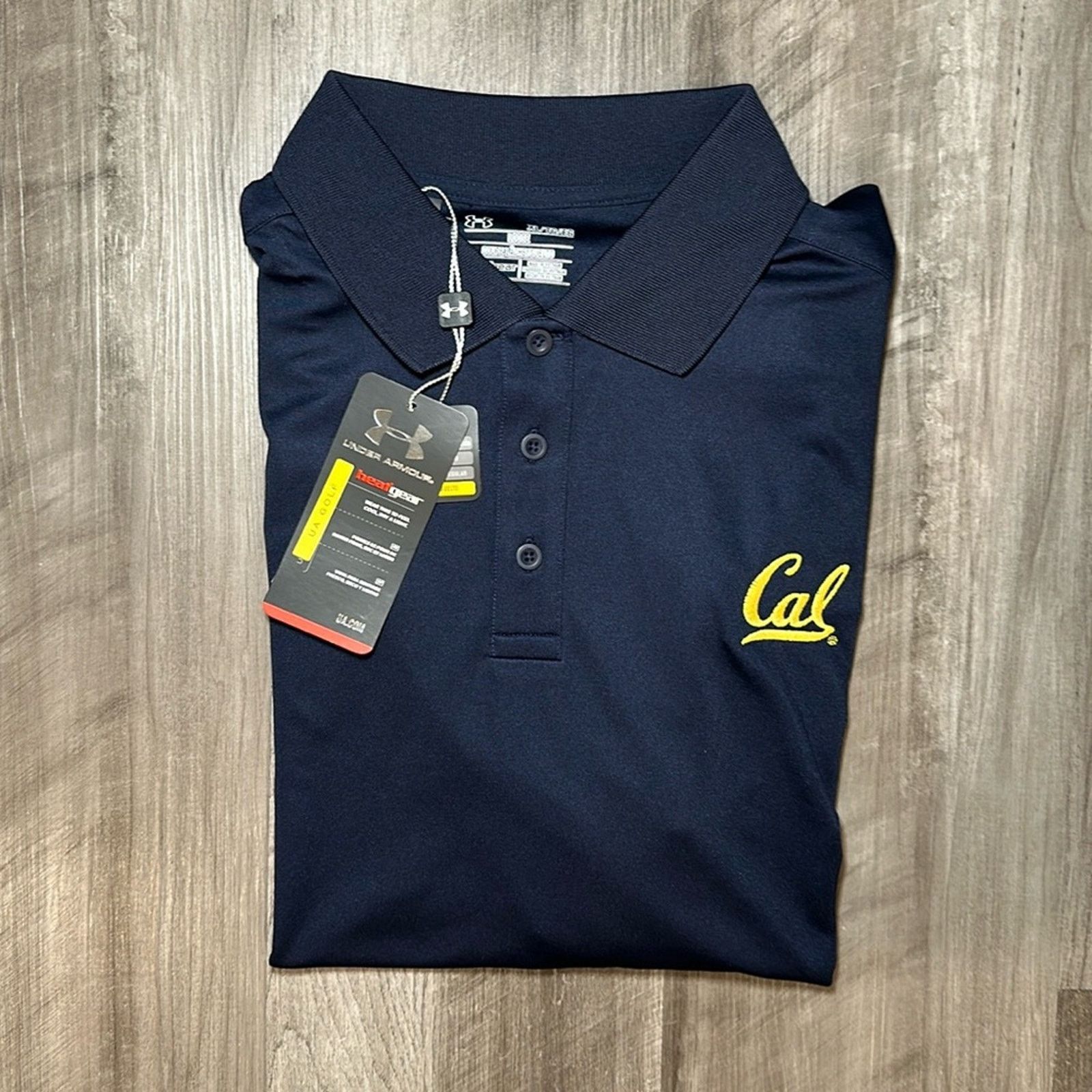 Under Armour Cal Golden Bears Under Armour Golf Polo - XL Size US XL / EU 56 / 4 - 1 Thumbnail