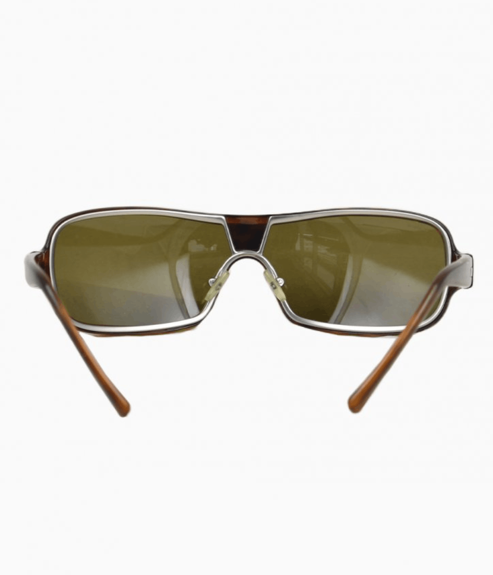 Prada × Vintage PRADA Sunglasses SPR 10D Sport Symbol Wrap Shield Mask Size ONE SIZE - 4 Thumbnail