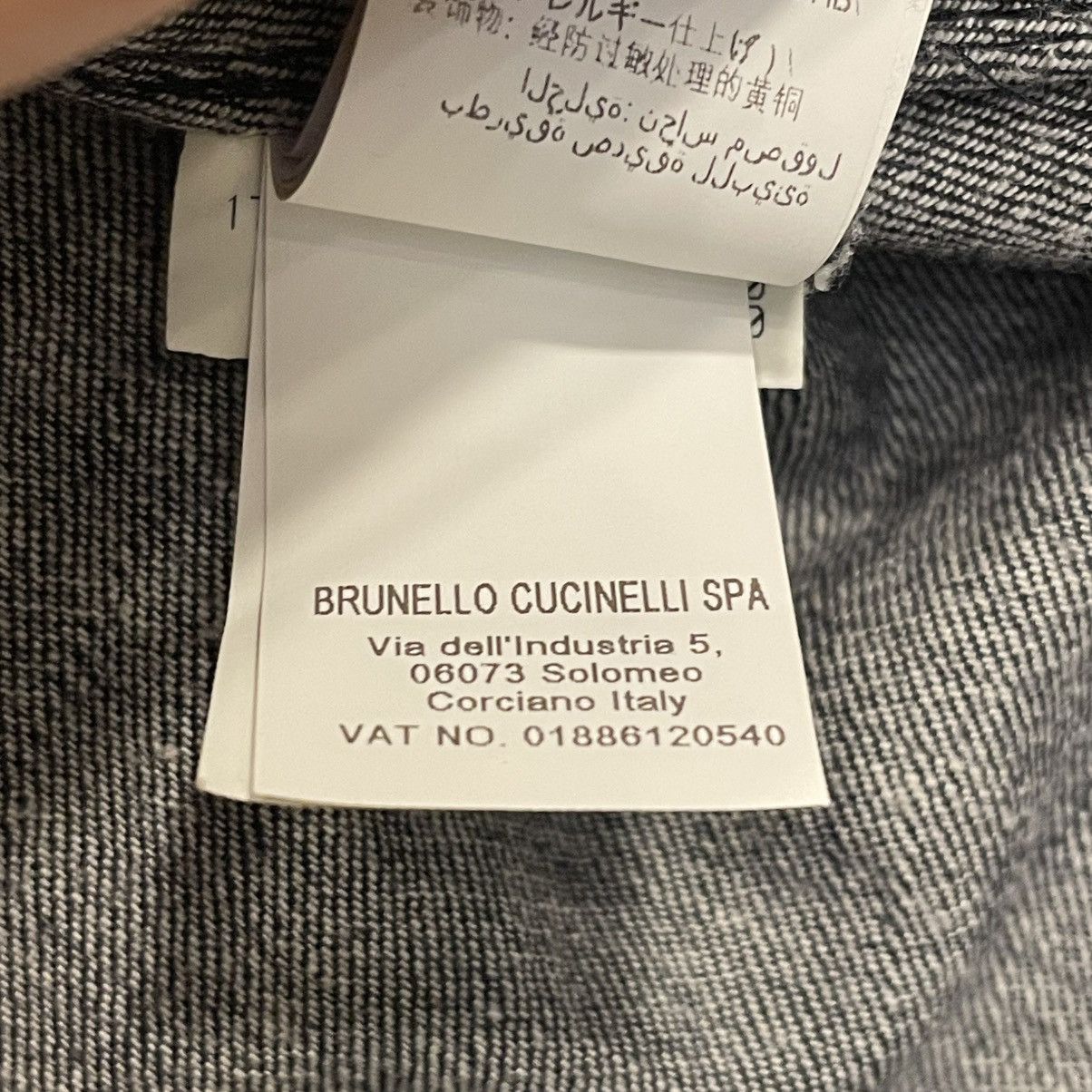 Brunello Cucinelli Brunello cucinelli denim dress with monil chain Size M / US 6-8 / IT 42-44 - 12 Thumbnail