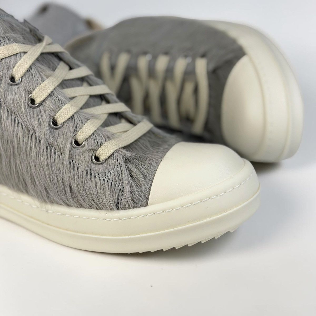 Rick Owens Rick Owens Strobe Fur Ramones Low Size US 7 / IT 37 - 14 Thumbnail