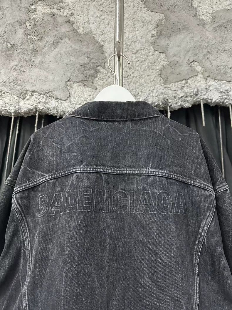 Balenciaga Balenciaga Denim Jacket Size US L / EU 52-54 / 3 - 5 Thumbnail