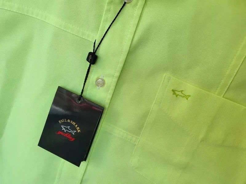 Paul & Shark RRP330€ PAUL&SHARK sz L SOLID LONG SLEEVES NEW NEON NEW Size US L / EU 52-54 / 3 - 3 Thumbnail