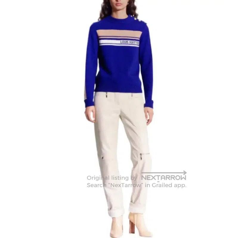 Other Louis Vuitton Blue Cashmere Sweater for Women . Size M / US 6-8 / IT 42-44 - 8 Thumbnail