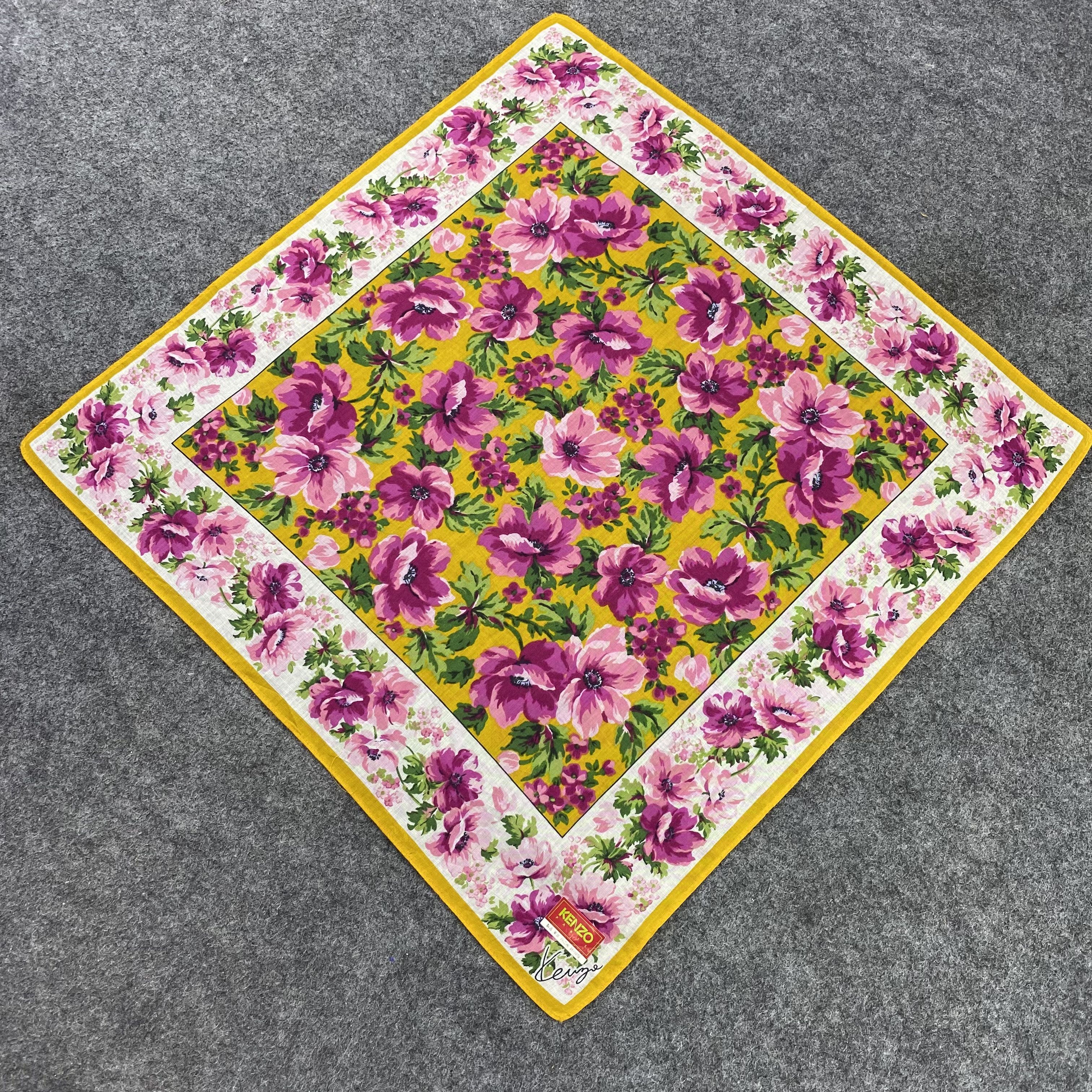 Kenzo Kenzo Handkerchief / Bandana / Neckerchief-B640 Size ONE SIZE - 4 Thumbnail