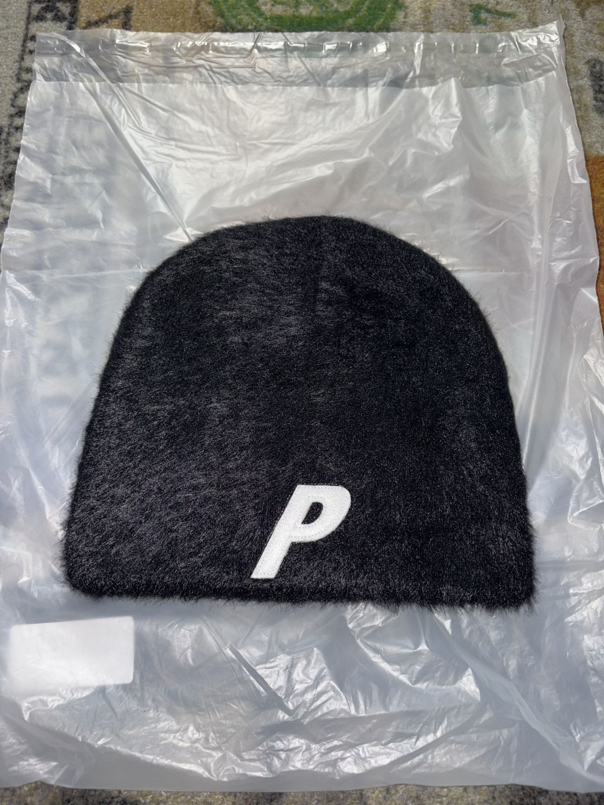 Palace Palace Faux Mohair P Nein Cuff Beanie | Grailed
