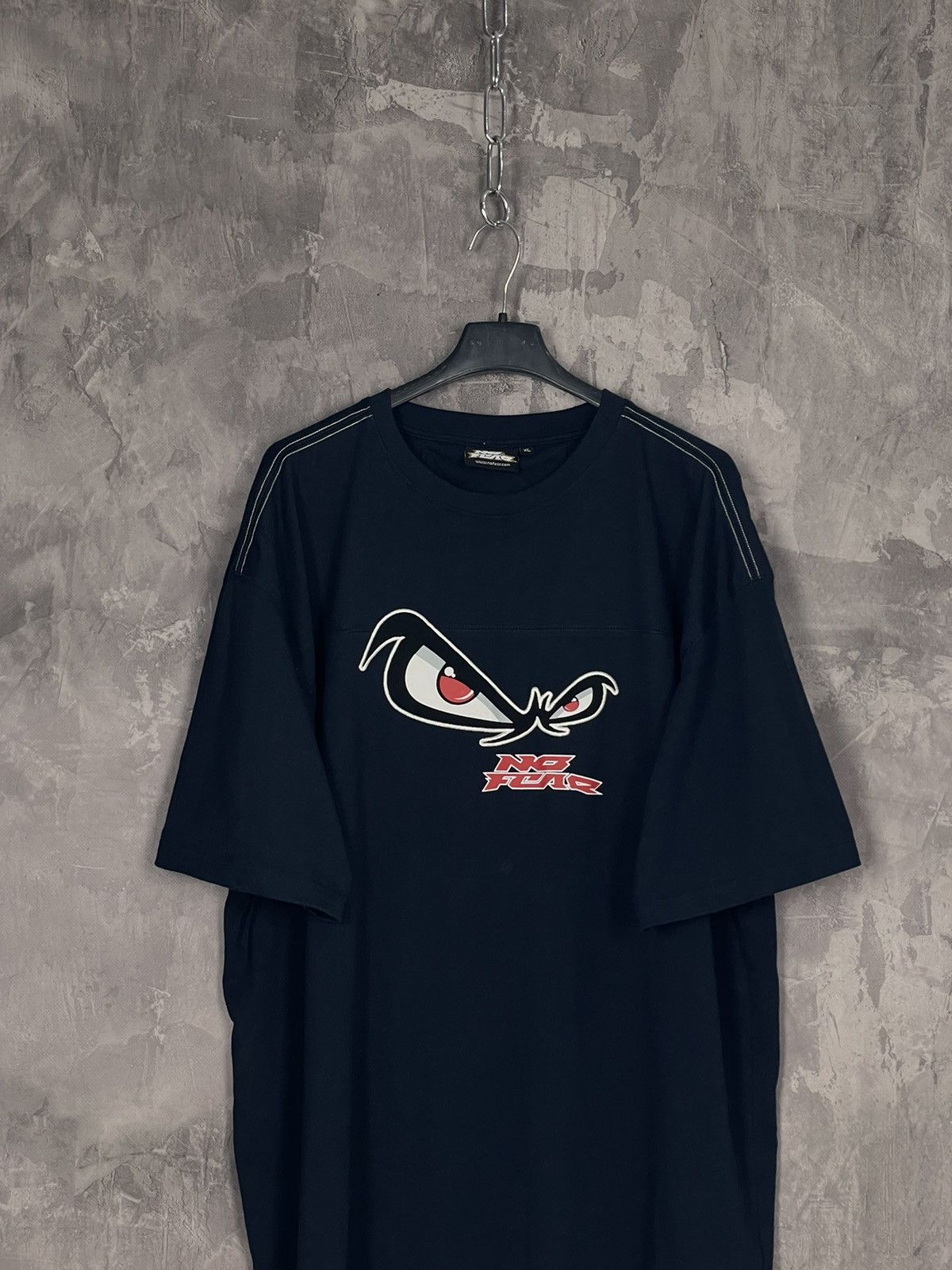 No Fear × Vintage Vintage No Fear Made In USA Short Sleeve Printed T-Shirt Size US XL / EU 56 / 4 - 2 Thumbnail