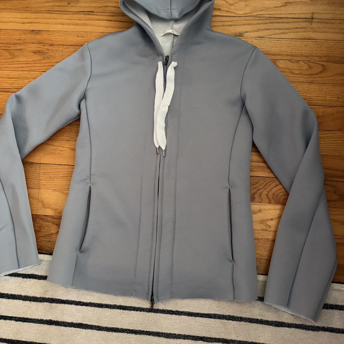 N4 N4 Japan Grey Scuba Full Zip Sweatshirt Hoodie Size US S / EU 44-46 / 1 - 3 Thumbnail