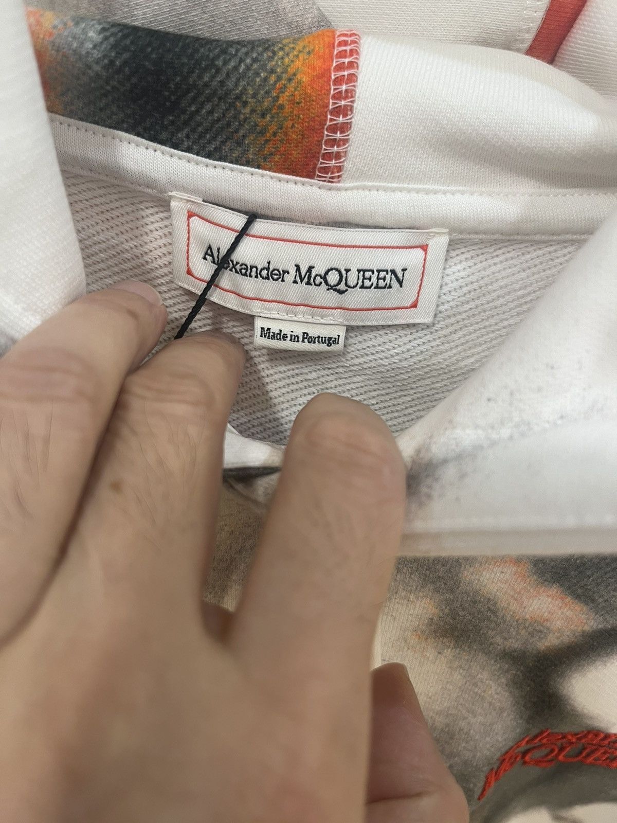 Alexander McQueen Obscured Floral hooded sweatshirt size m Size US M / EU 48-50 / 2 - 10 Thumbnail