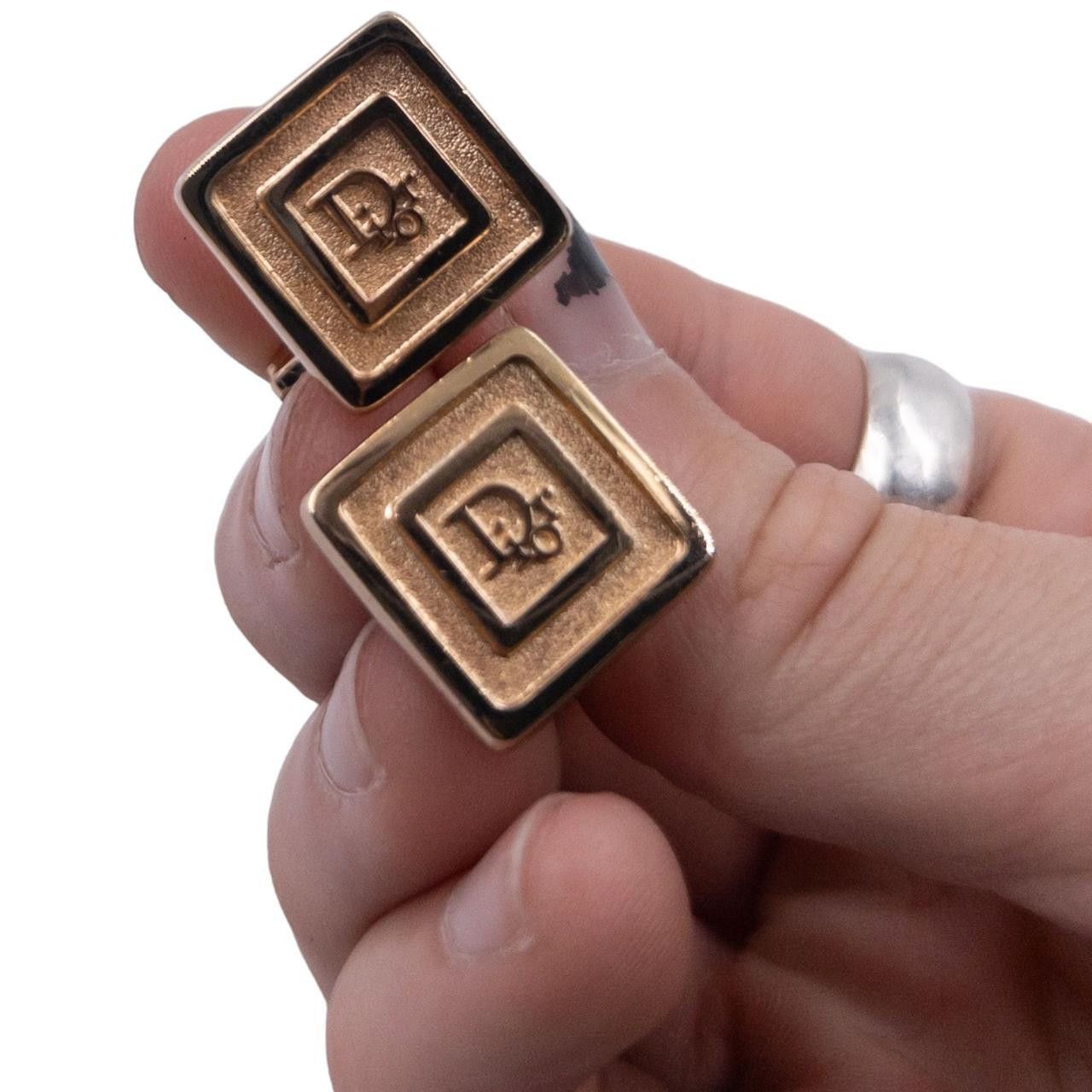 Dior Vintage Dior Gold Cuff Links Size ONE SIZE - 4 Thumbnail