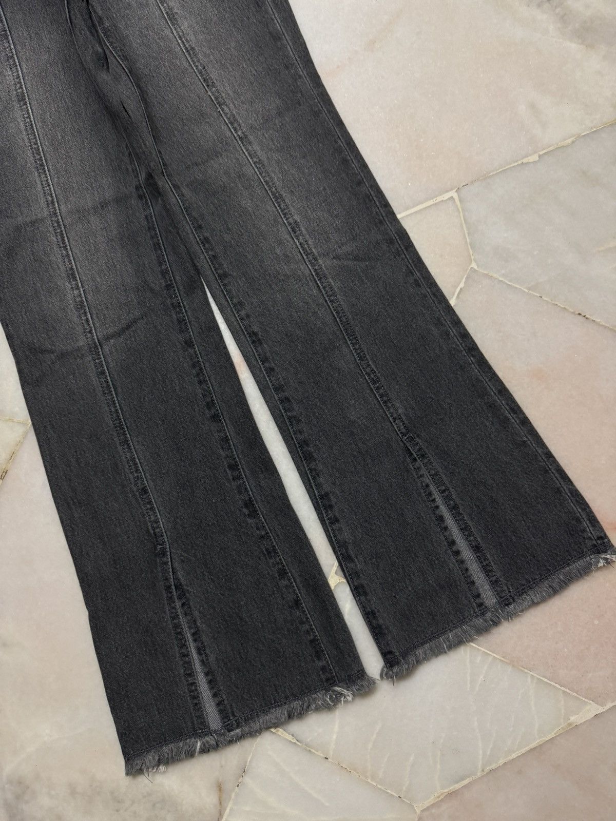 Japanese Brand 💥BAGGY FLARE💥VTG JAPANESE CLASSIC BOOTCUT MUDWASH STYLE Size US 27 - 5 Thumbnail