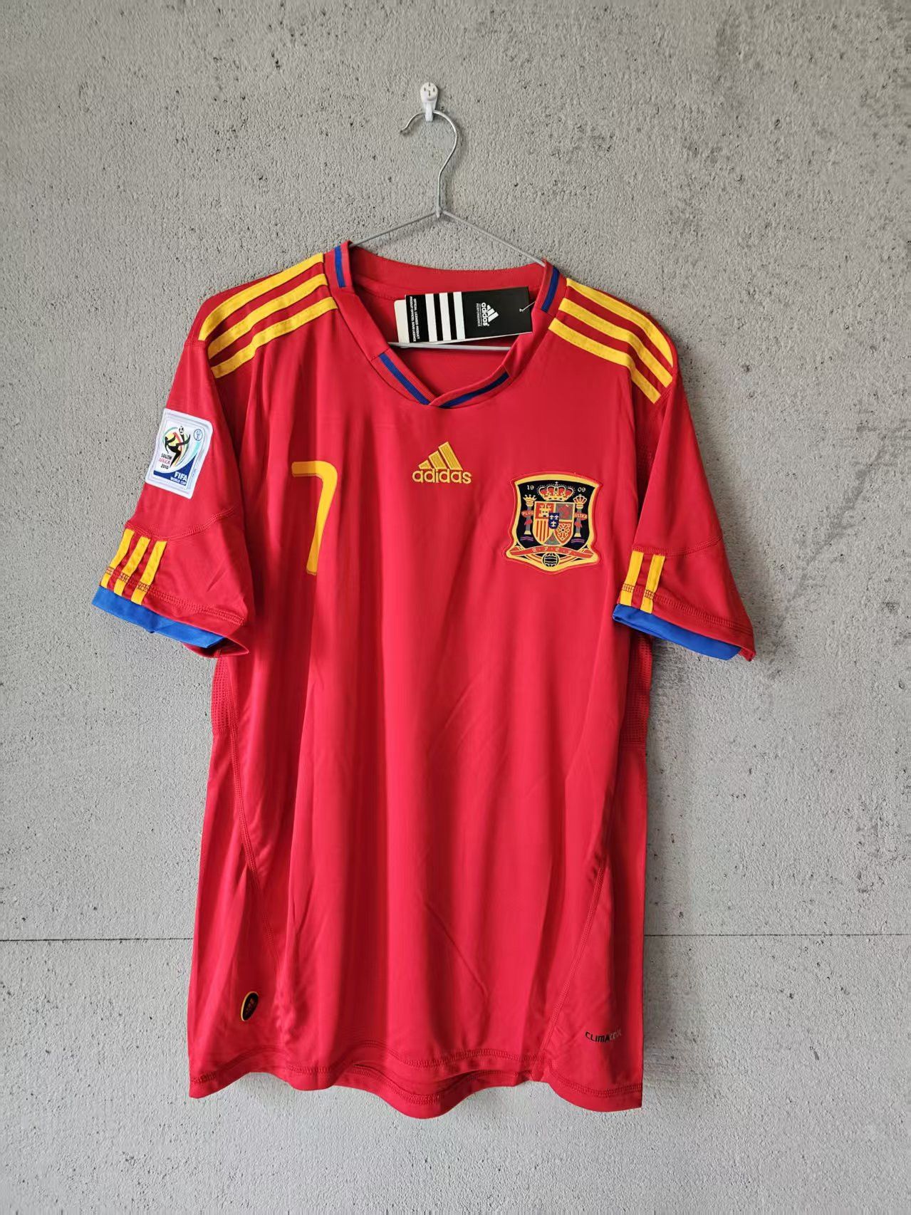 Other 2010 Spain #7 David Villa Jersey Home Size US S / EU 44-46 / 1 - 2 Thumbnail