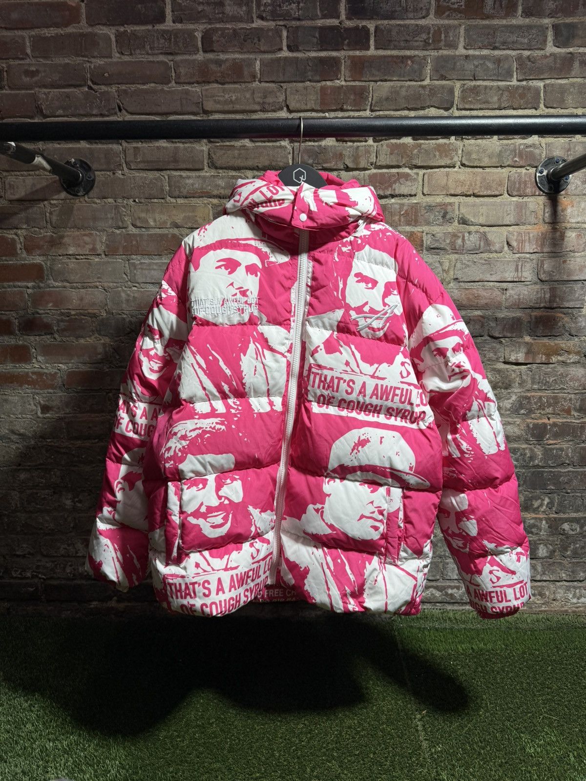 Awful Lot of Cough Syrup Thats A Awful Lot Of Cough Syrup Puffer Jacket Sz. XL Size US XL / EU 56 / 4 - 1 Thumbnail