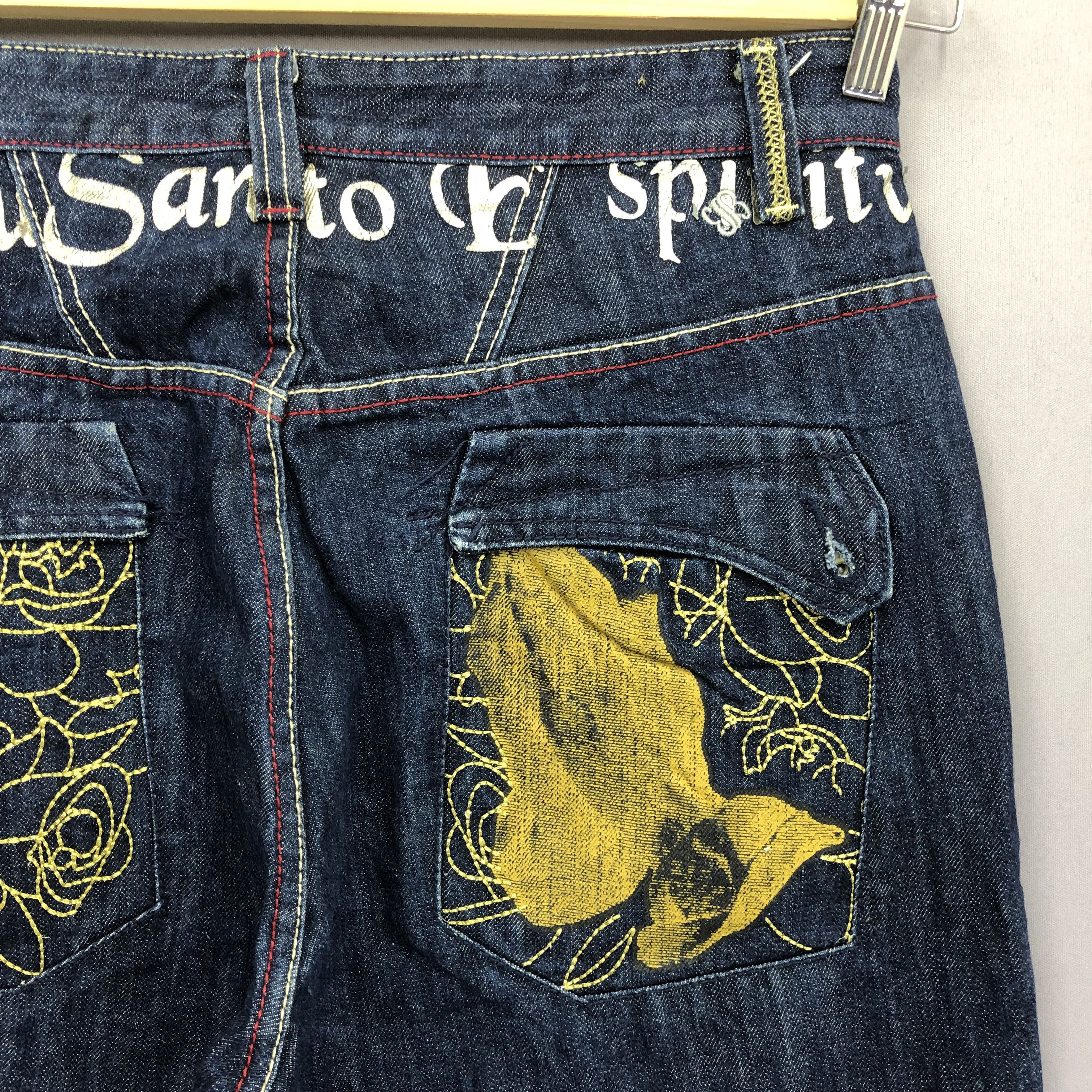 JNCO Crazy Y2K Southpole Style Baggy Japanese Skater Jeans Denim Size US 32 / EU 48 - 6 Thumbnail