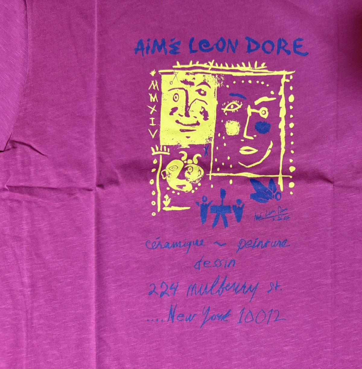 Aime Leon Dore Aime Leon Dore Gallery Cubist Tee Logo T-Shirt Beaujolais Size US XXL / EU 58 / 5 - 3 Thumbnail