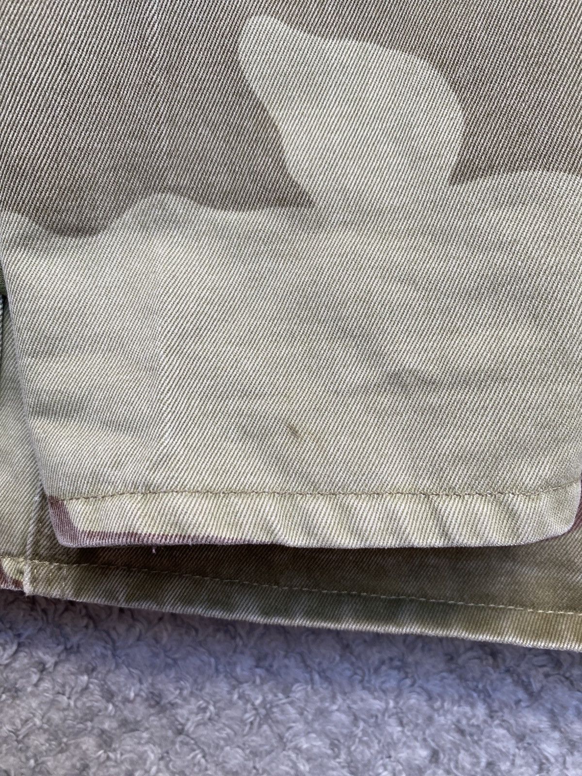 A.P.C. A.P.C. Camouflage Work Coat W/ Corduroy Collar And Flannel Size US XS / EU 42 / 0 - 16 Thumbnail