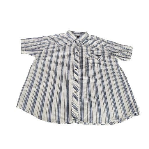 Dickies Dickies Pearl Snap Button Up Shirt Men Sz XL Striped Cowboy Size US XL / EU 56 / 4 - 1 Thumbnail