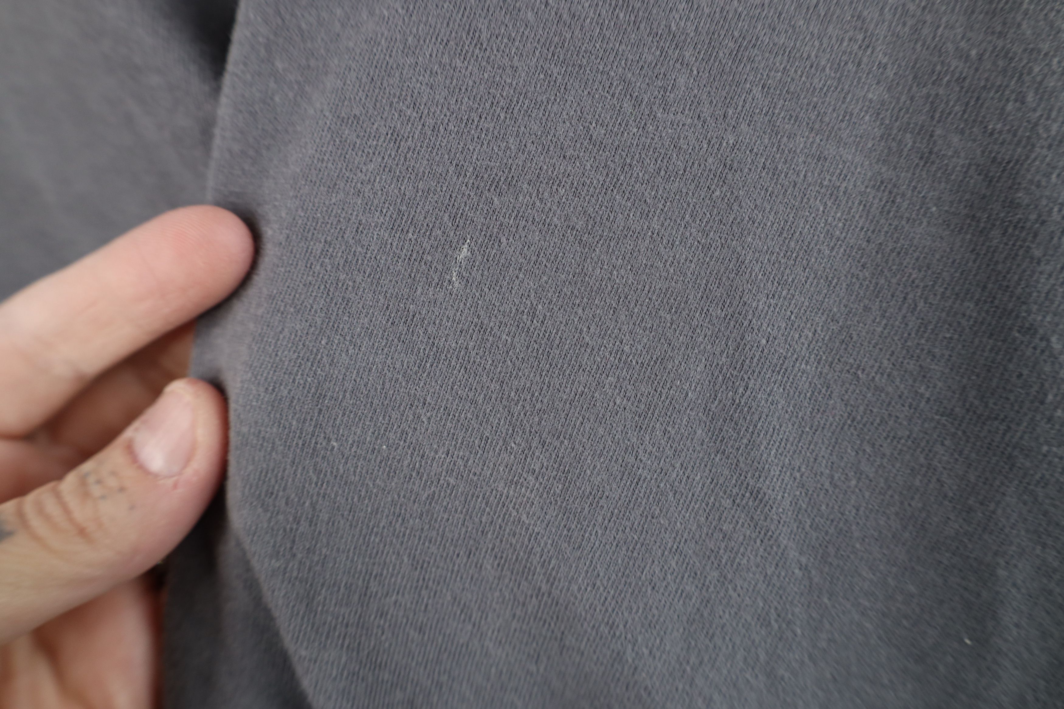 Vintage Vintage 90s Y2K Streetwear Faded Blank Cotton T-Shirt Gray Size US M / EU 48-50 / 2 - 10 Thumbnail