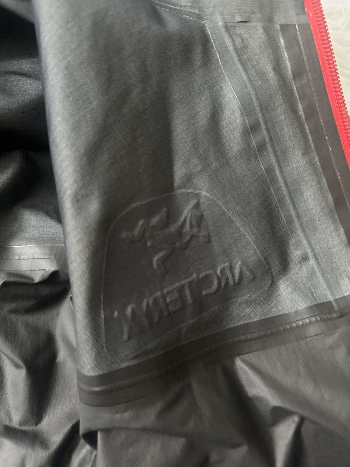 Arc'teryx RARE Arcteryx Beta Alpha SL Beige Gore Tex Jacket Red Zipper Size US L / EU 52-54 / 3 - 8 Thumbnail