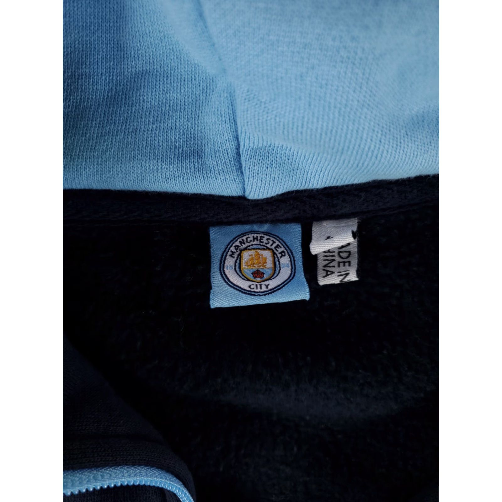 Vintage Manchester City Full Zip Hoodie Sweatshirt Cityzens Mens L Blue Size US L / EU 52-54 / 3 - 5 Thumbnail