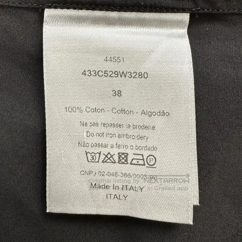 Dior Dior Black Men's Long Sleeve Shirt . Size US S / EU 44-46 / 1 - 8 Thumbnail