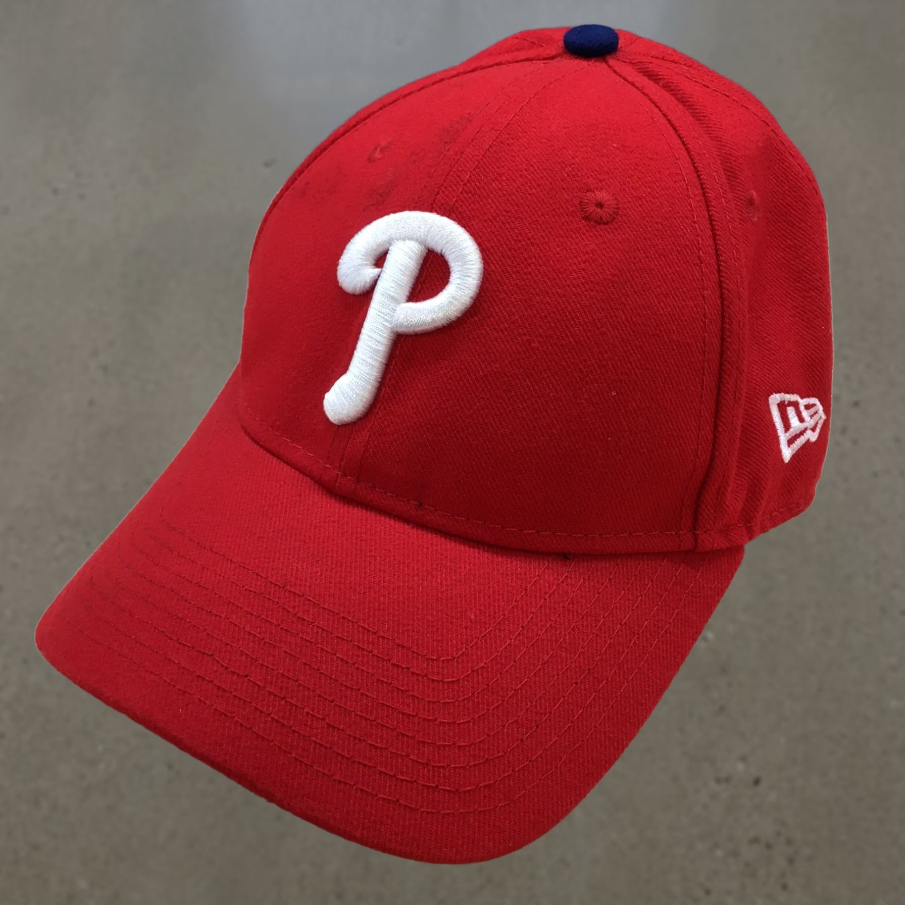 New Era Philadelphia Phillies Baseball Cap New Era Mens Red One Size Embroidered Logo Size ONE SIZE - 1 Thumbnail