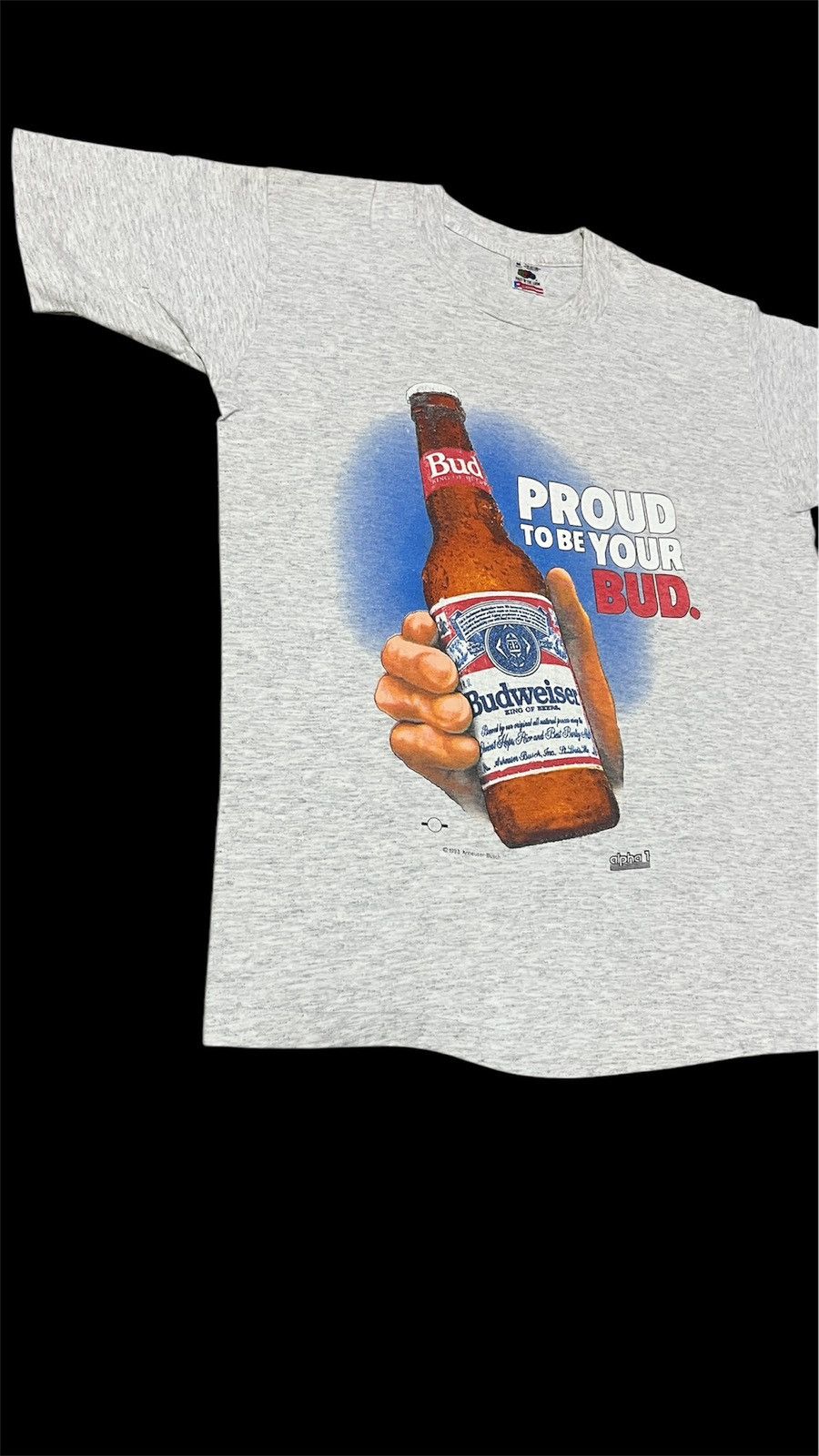 Budweiser Vintage Budweiser Proud to Be Your Bud Tee Size US M / EU 48-50 / 2 - 4 Thumbnail