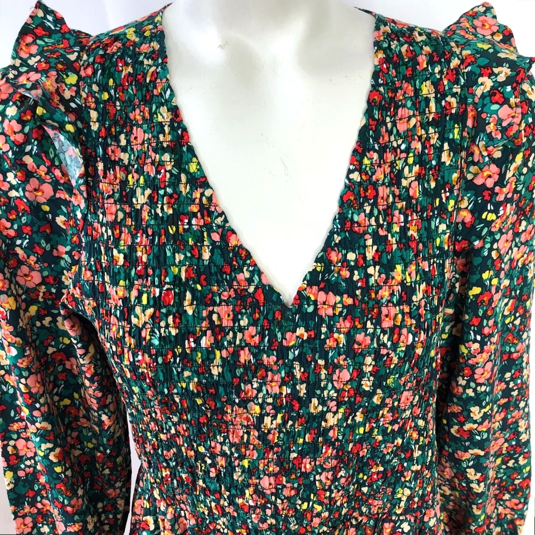 self portrait dress green Self Portrait Green Crystal Embellished Long Sleeve Bodycon Dress - BOPF main image 1